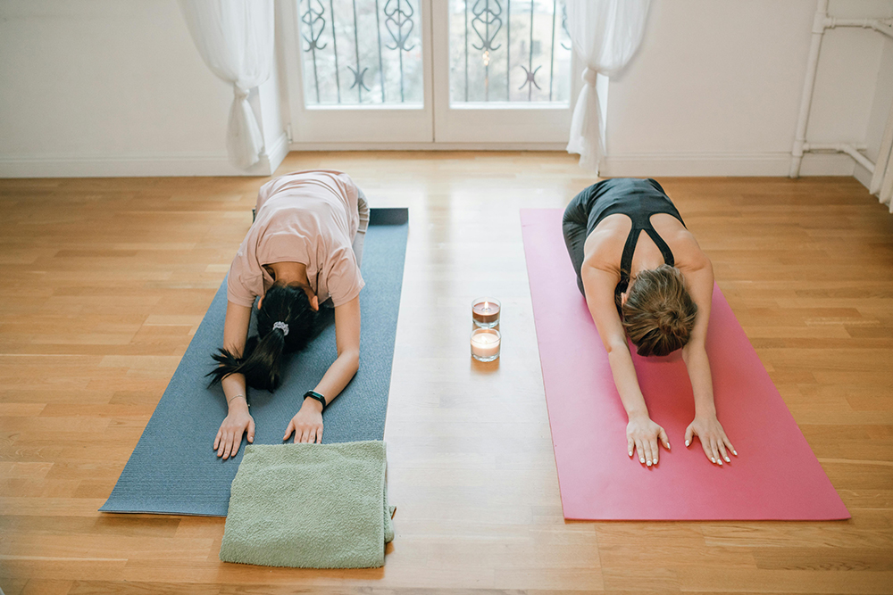 Yoga stretch image