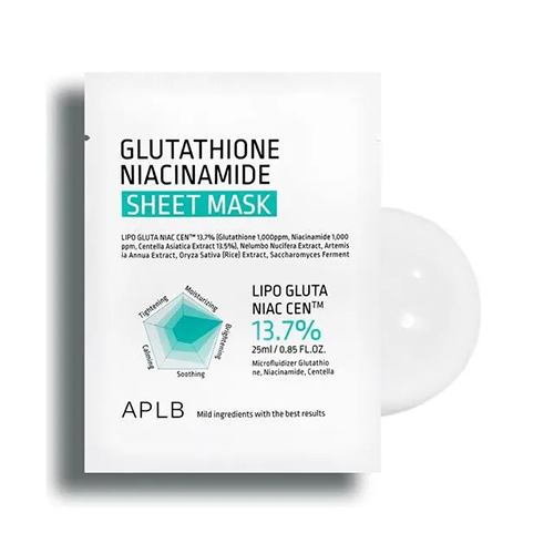 APLB Glutathione Niacinamide Sheet Mask image